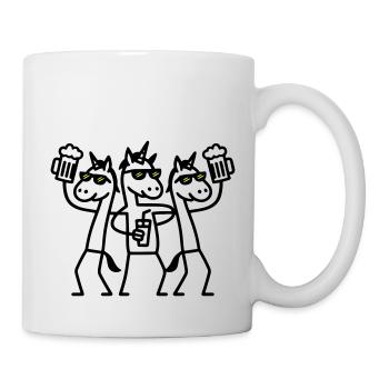 Unicorn Beer Crew - Mug blanc - blanc - Droite