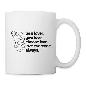 be a lover. Butterfly. - Mug - white - Right