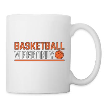 Basketball vibes only - Tasse - Weiß - Rechts