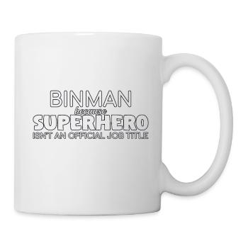 Binman Super-héros - Mug blanc - blanc - Droite