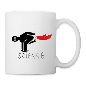 Wissenschaft - Tasse - Weiß - Rechts