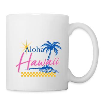 Aloha - Hawaii - USA - United States of America - Mug - white - Right