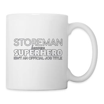 Storeman Superhero - Tasse - Weiß - Rechts