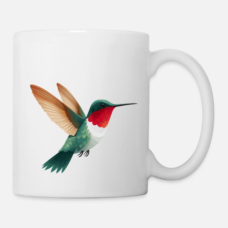 Kolibri - Tasse - Weiß