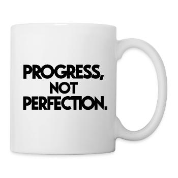 Minimalist Mountain Range Illustration - Mug - white - Right