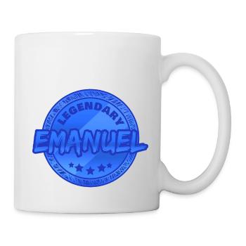 Prénom Emanuel - Mug blanc - blanc - Droite