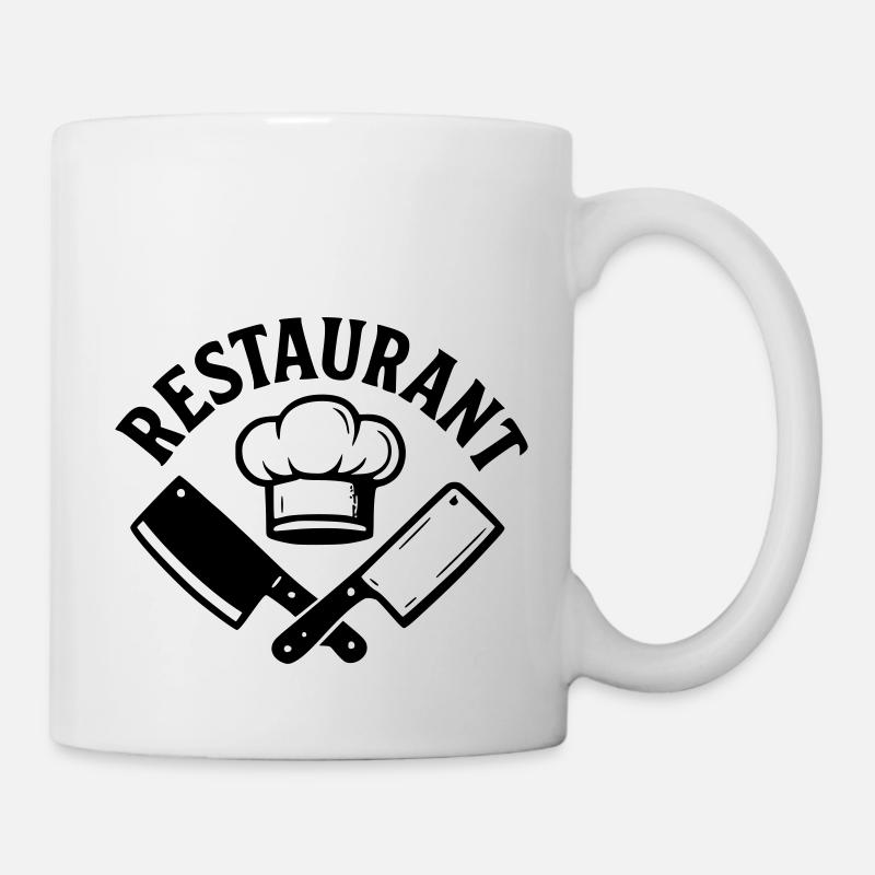 Restaurant - Mug blanc - blanc