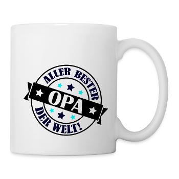 The very best grandpa - Mug - white - Right