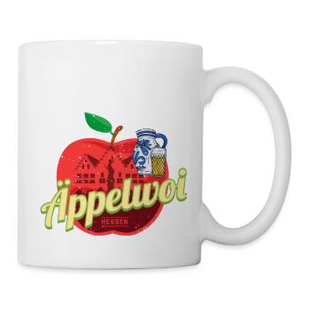 Äppelwoi Frankfurt Germany Ebbelwoi Souvenir - Mug - white - Right