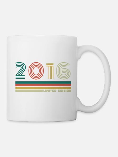 10 Jahre 2016 Vintage Retro Jubiläum - Tasse - Weiß