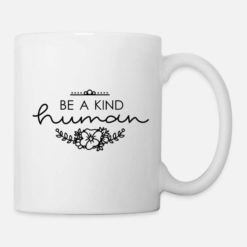 Sleek Natural Pattern in Pastel Shades - Mug - white