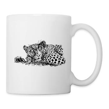 LEOPARD - Tasse - Weiß - Rechts