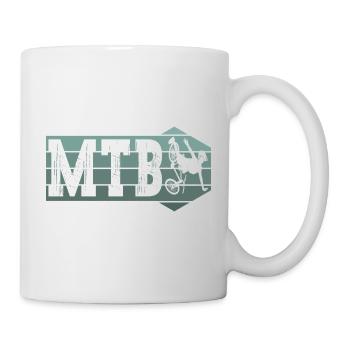VTT Rétro Vintage VTT Vélo Vélo - Mug blanc - blanc - Droite
