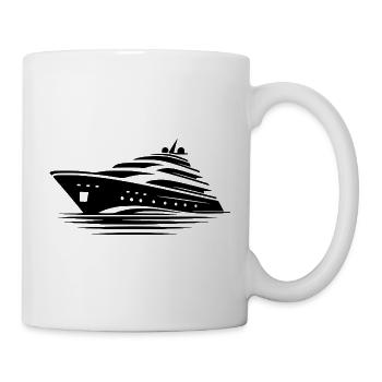 Luxe sur les vagues Croisière Rêves Vacances - Mug blanc - blanc - Droite