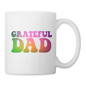 Grateful Dad Funny Father's Day Grateful Dad - Mug - white - Right