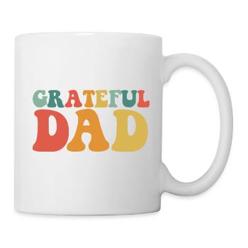 Grateful Dad Funny Father's Day Grateful Dad - Mug - white - Right
