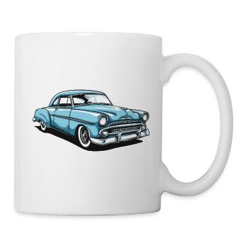 Design de voiture rétro nostalgique - Mug blanc - blanc - Droite
