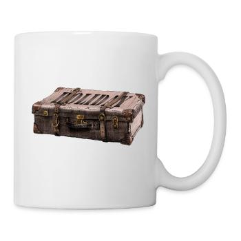 Valise d'aventure au design explorateur - Mug blanc - blanc - Droite