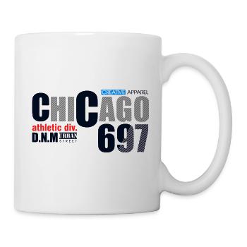 Chicago Streetwear Vintage Badge Design - Mug - white - Right