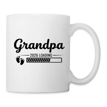 Grandpa 2026 Loading - Tasse - Weiß - Rechts