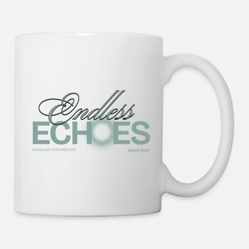 Synthétiseur modulaire Addicted Endless Echoes - Mug blanc - blanc
