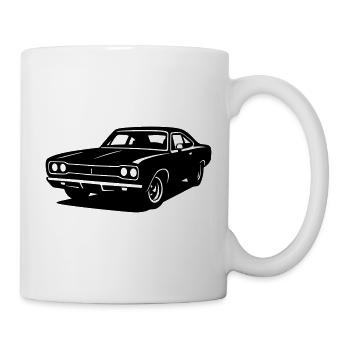 Muscle Car - Tasse - Weiß - Rechts