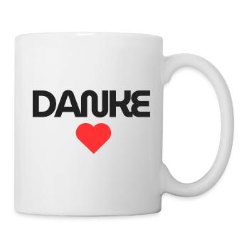 Hearty Thank You Design for Gratitude - Mug - white - Right