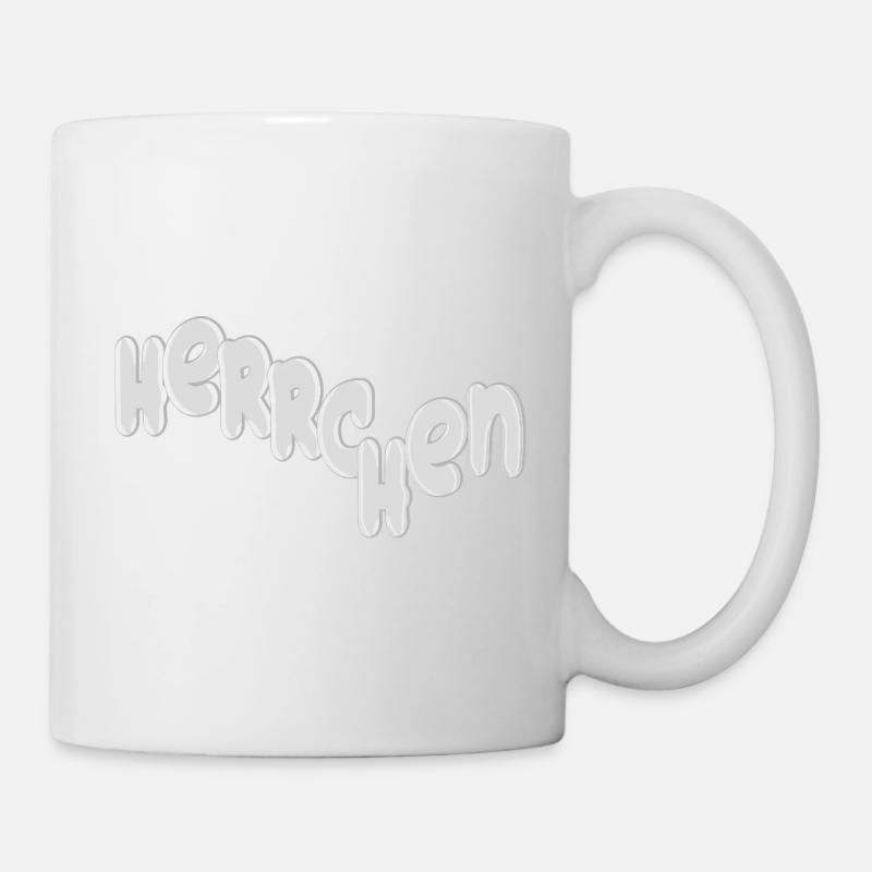 Lettrage maître 3D - Mug blanc - blanc