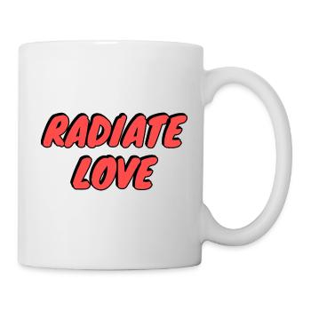 Radiate Love Typography - Mug - white - Right