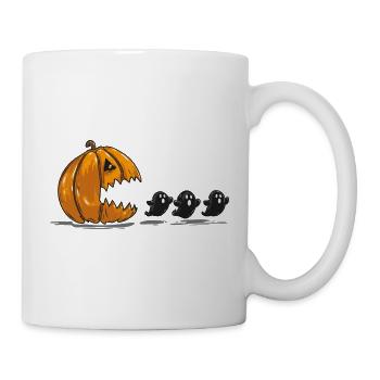 Pumpkin Stalks Halloween Ghosts - Mug - white - Right