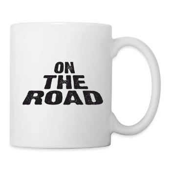 On The Road Bold Typography Design - Mug - white - Right