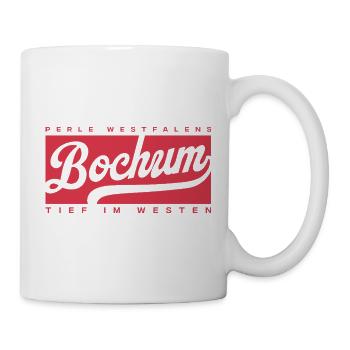 Bochum Retro Schriftzug - Tasse - Weiß - Rechts