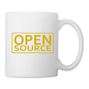 May The Open Source Be With You - Mug - white - Right