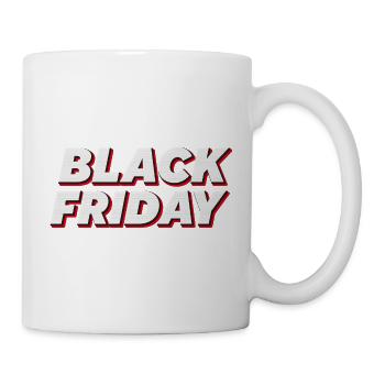 Texte en gras pour le Black Friday - Mug blanc - blanc - Droite