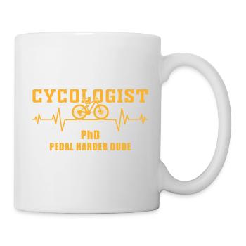 mountain biker MTB Fun - Mug - white - Right