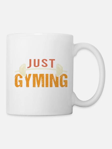 Bodybuilding Fitness Vintage Gym Athleten Workout - Tasse - Weiß
