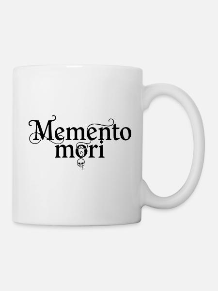Memento Mori - Philosophie de la sagesse stoïcienne - Mug blanc - blanc