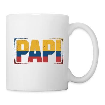 Daddy Colombia Flag – Gift for - Mug - white - Right