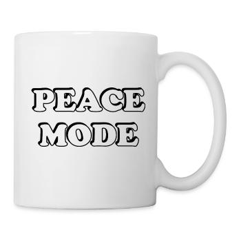 Peace Mode Bold Typography Tee - Mug - white - Right