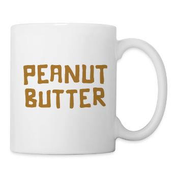 Erdnussbutter 🥜 - Tasse - Weiß - Rechts
