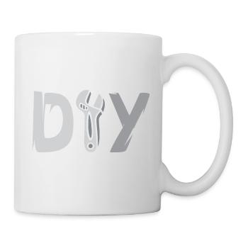 DIY Design – Tool Logo for DIY Hobbyists - Mug - white - Right