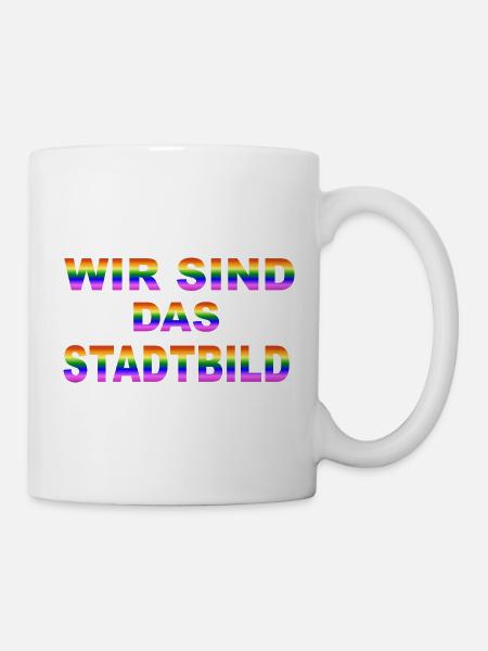 Wir sind das Stadtbild - Tasse - Weiß