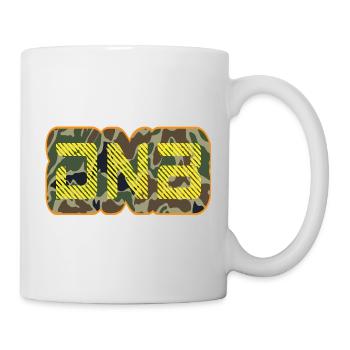 DNB Camo Glyphs Neon - Mug - white - Right