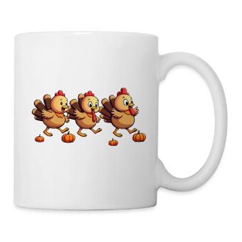 Thanksgiving Truthahn Baby - Tasse - Weiß - Rechts