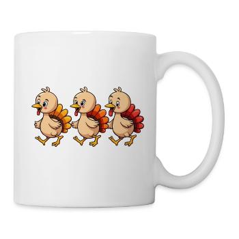 Thanksgiving Truthahn Baby - Tasse - Weiß - Rechts