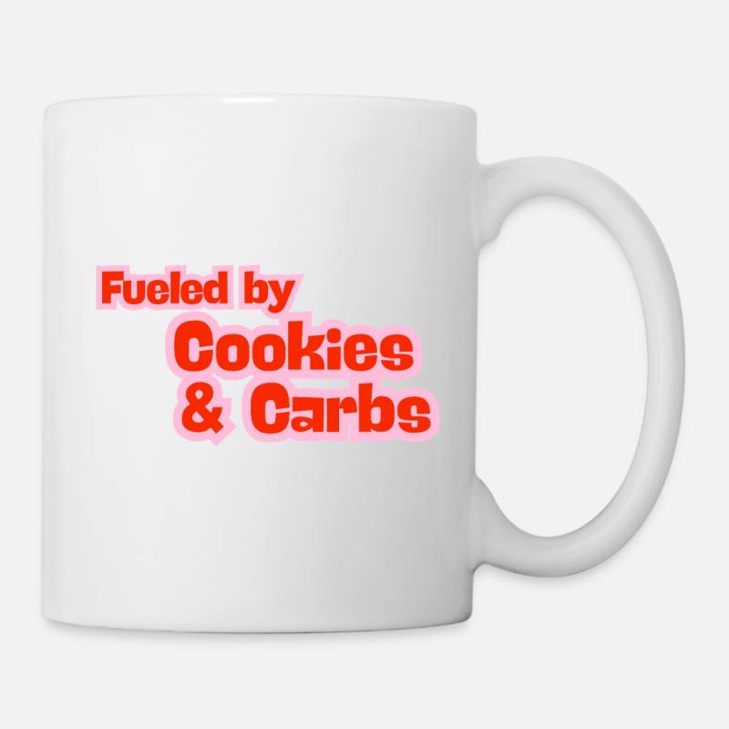 Fueled by Cookies & Carbs - Mug - white