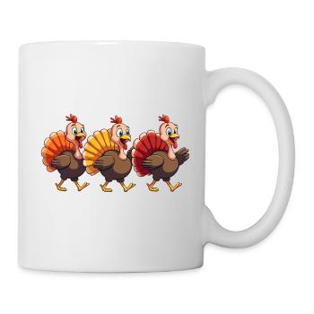 Thanksgiving Truthahn Baby - Tasse - Weiß - Rechts