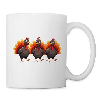 Thanksgiving Truthahn Baby - Tasse - Weiß - Rechts