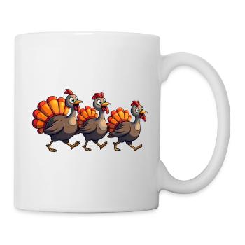 Thanksgiving Truthahn Baby - Tasse - Weiß - Rechts
