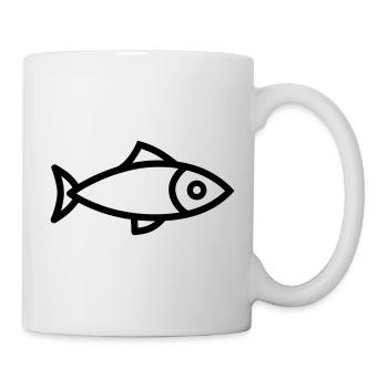 hareng - Mug blanc - blanc - Droite